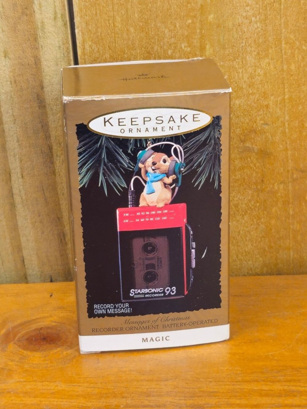 Hallmark 1993 Keepsake Ornament Starsonic Recorder Magic Battery-Operated